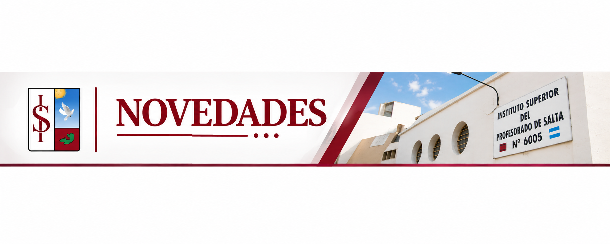 Novedades del Instituto Superior del Profesorado de Salta N.º 6005